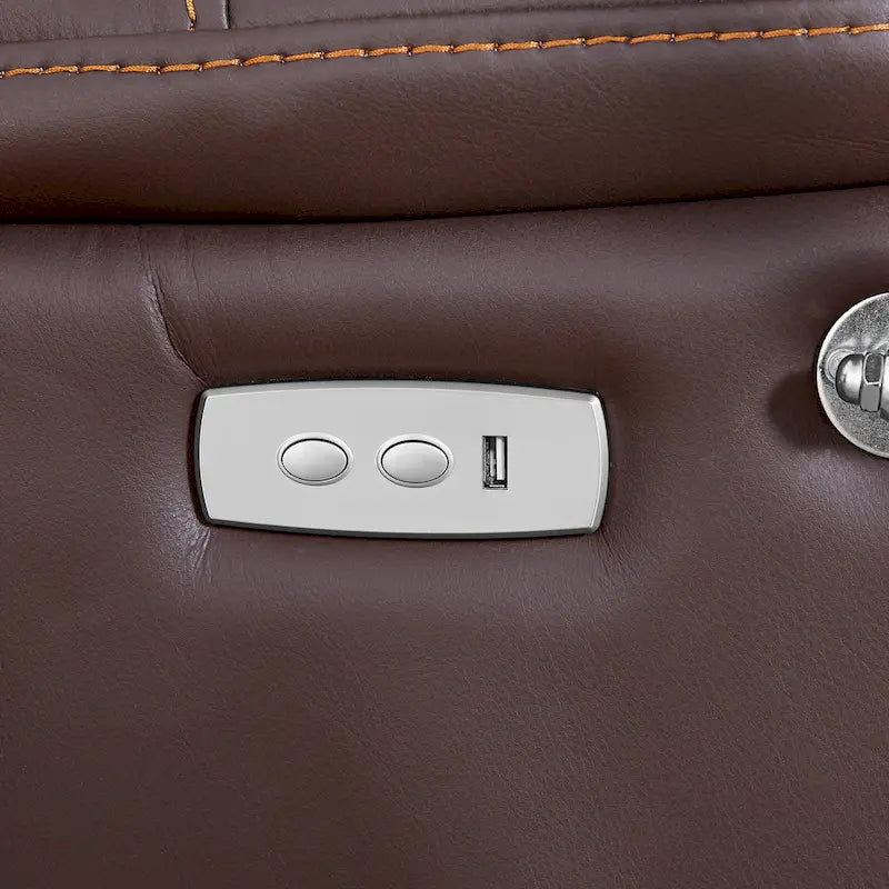 Elektrischer Zero-Gravity-Sessel mit Massage, Wärme im Lendenbereich, Handyhalterung und USB-Ladefunktion