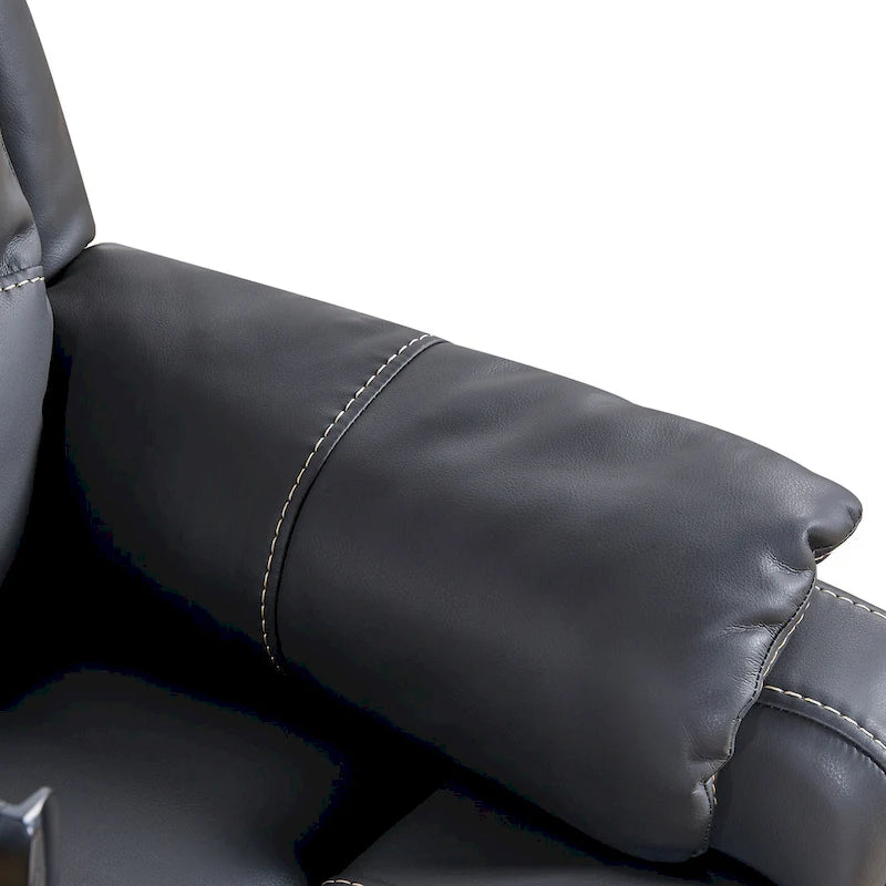 Elektrischer Zero-Gravity-Sessel mit Massage, Wärme im Lendenbereich, Handyhalterung und USB-Ladefunktion