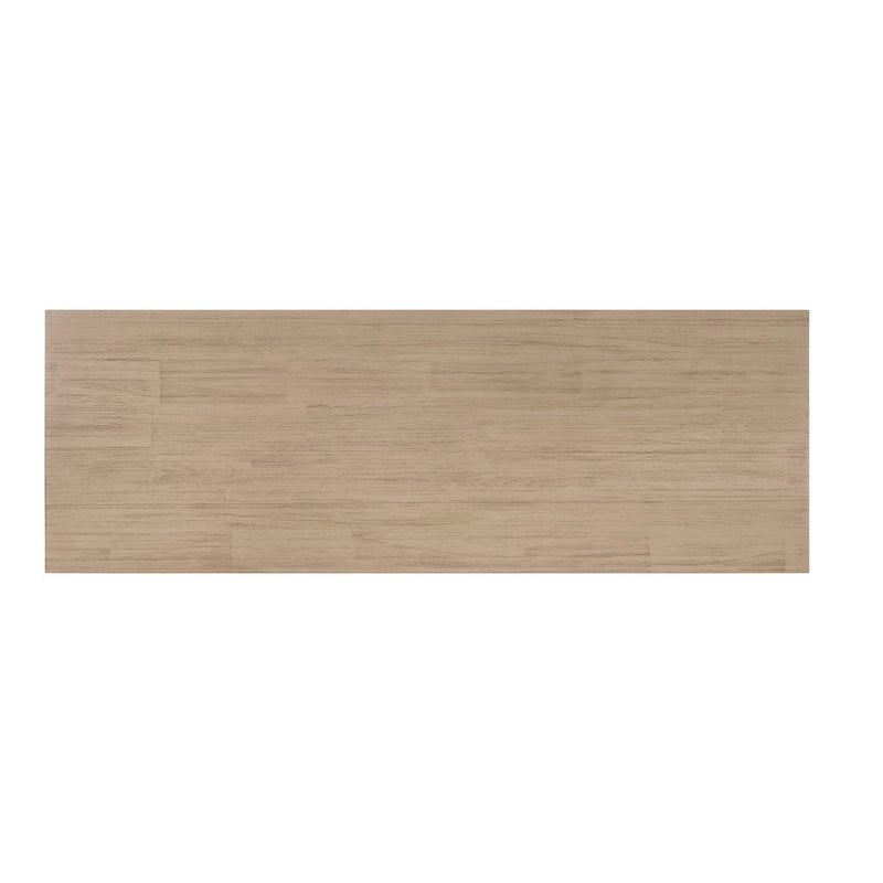 Solid Acacia Wood TV Bench with Media Storage