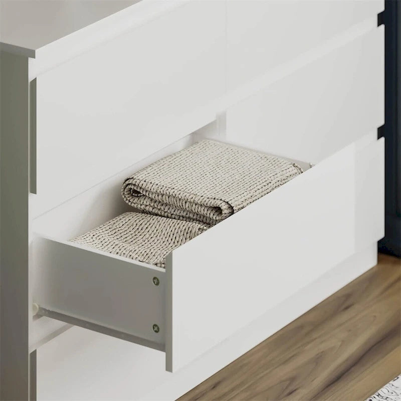 Kommode mit 6 Schubladen für Schlafzimmer, Wohnzimmer und Flur
