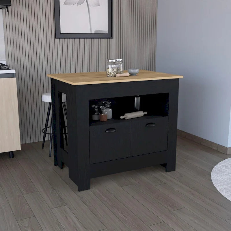 Mobile da cucina a due ante con ripiano interno