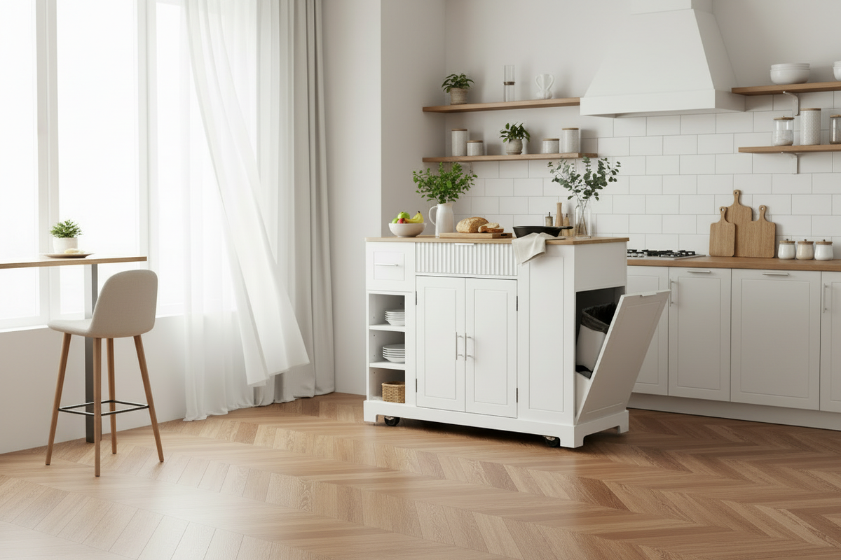 Kitchen Island Wide Shot