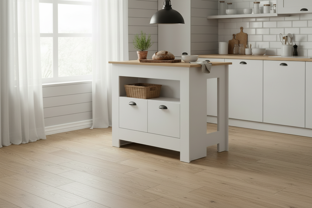 Kitchen Island - Wider Angle