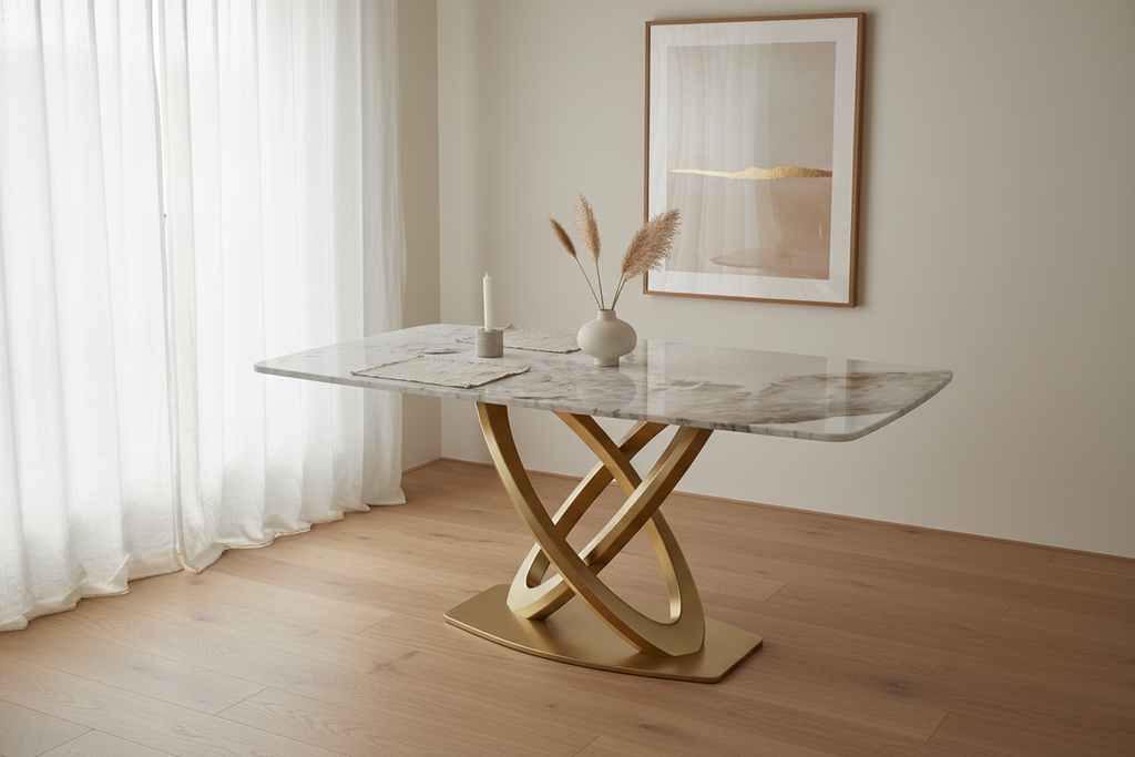 Sintered Stone Dining Table – Lifestyle Scene
